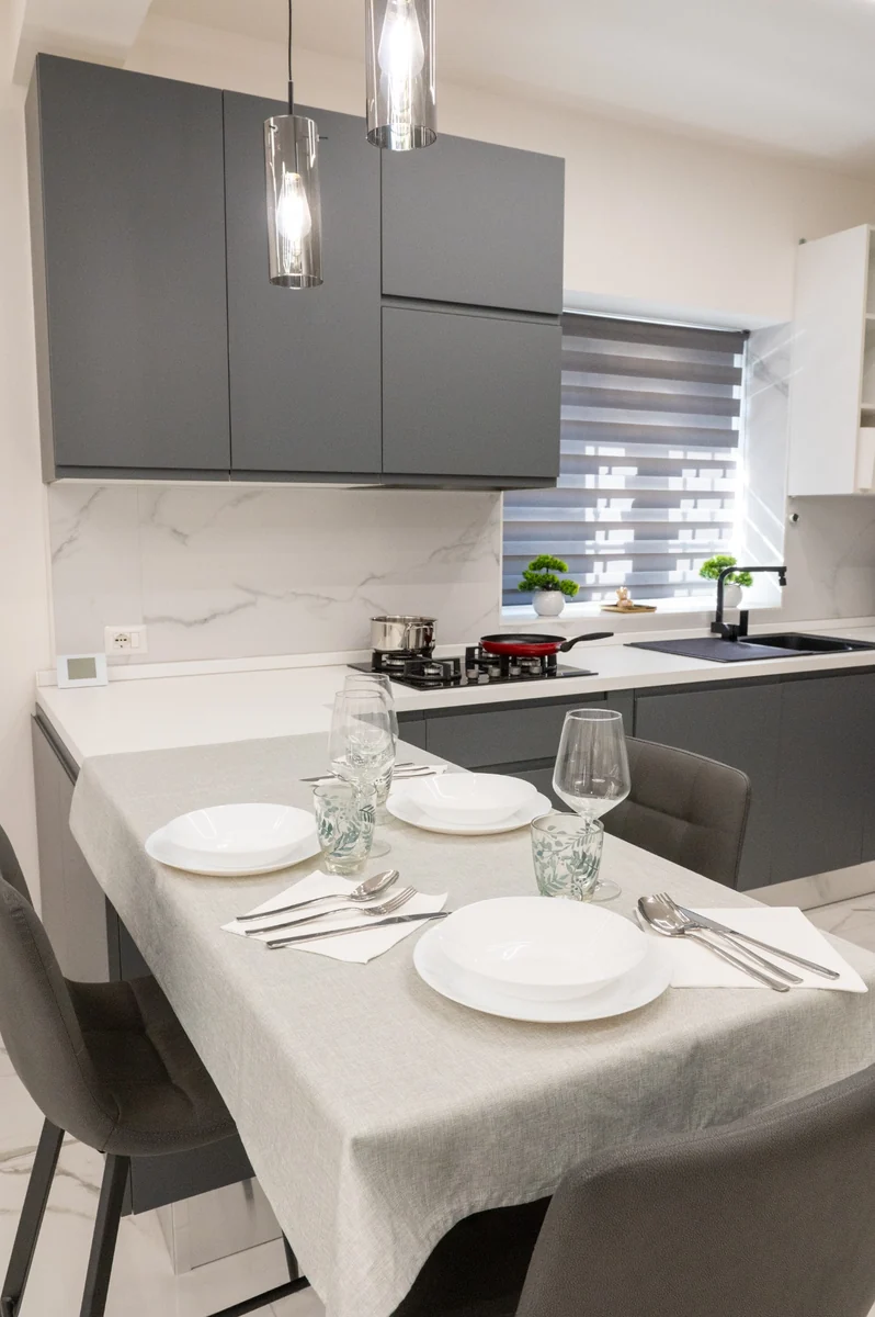 Zona pranzo e cucina